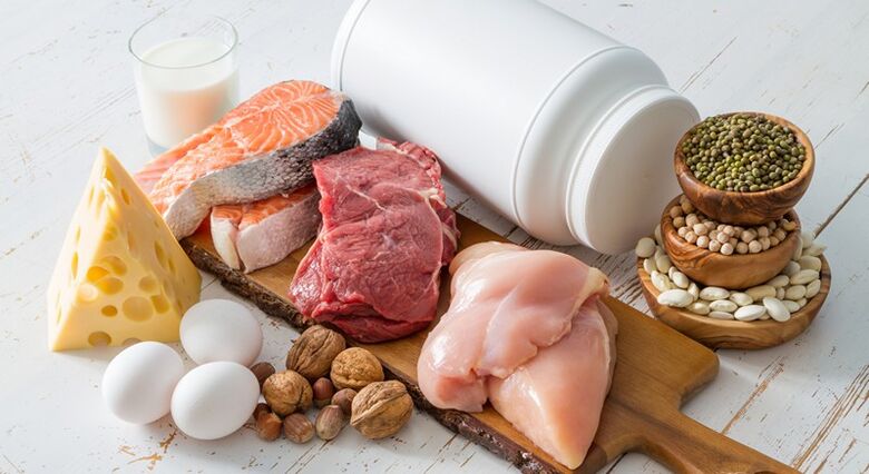 Proteinrige fødevarer til opbygning af muskelceller